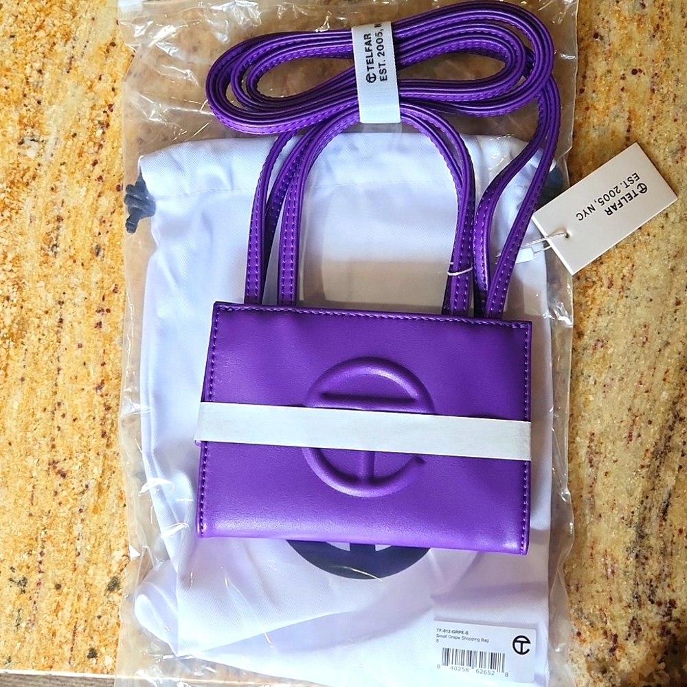Telfar Shopping Bag Small Grape